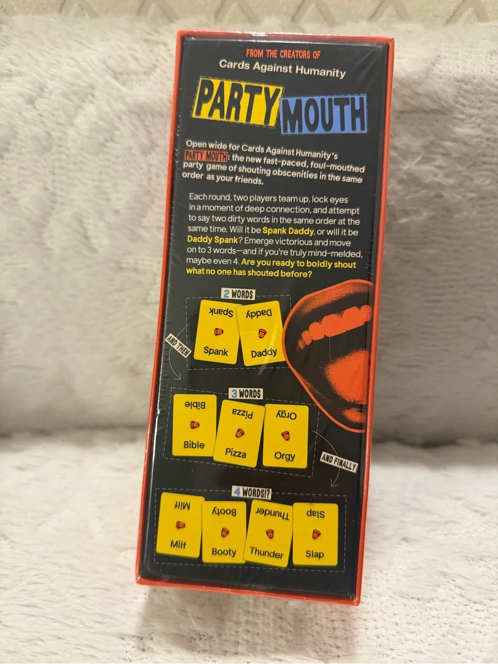 Cards Against Humanity Party Mouth Party Game - Red